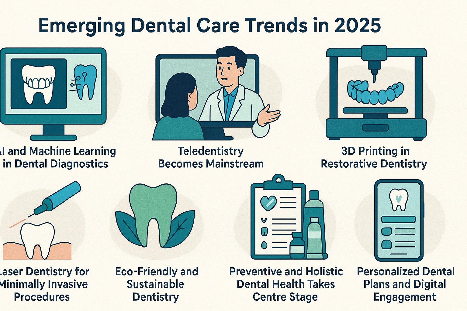 Listing the Emerging Dental Care Trends in 2025